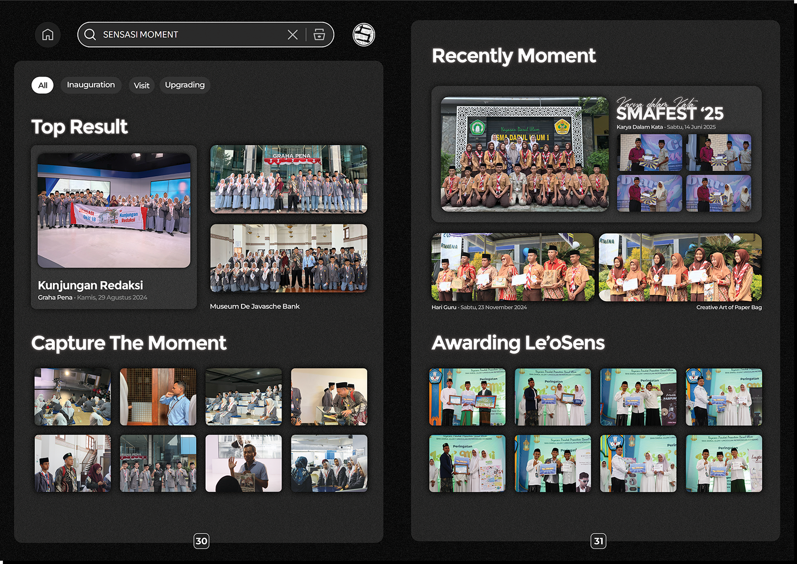 Desain Majalah SENSASI Edisi 30